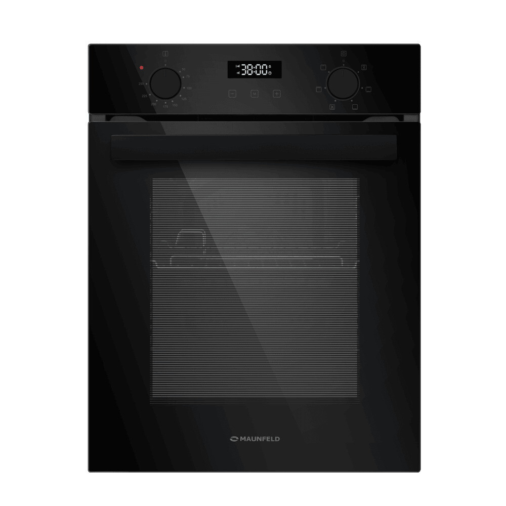 

Духовой шкаф электрический встраиваемый Maunfeld EOEM516PB2 448 мм черный