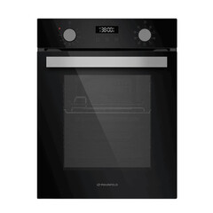 Духовой шкаф электрический встраиваемый Maunfeld EOEM519PB 448 мм черный