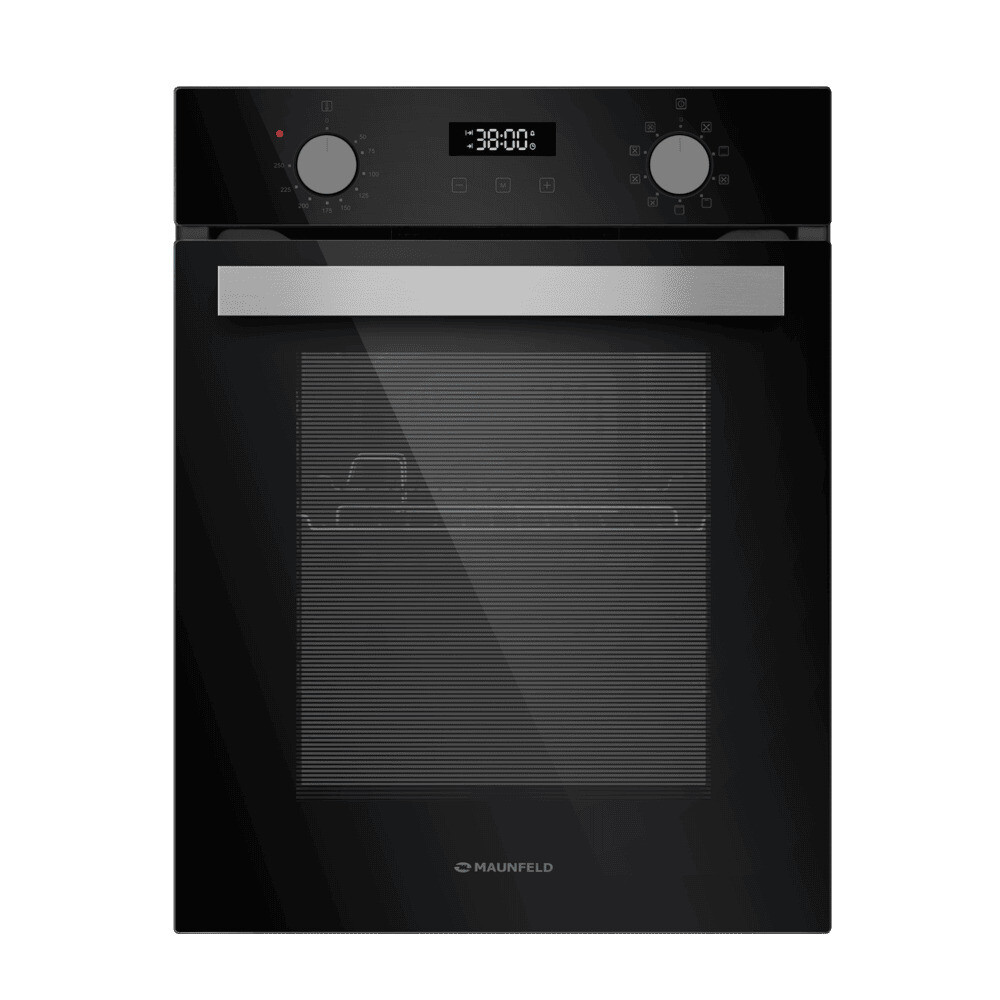 

Духовой шкаф электрический встраиваемый Maunfeld EOEM519PB 448 мм черный