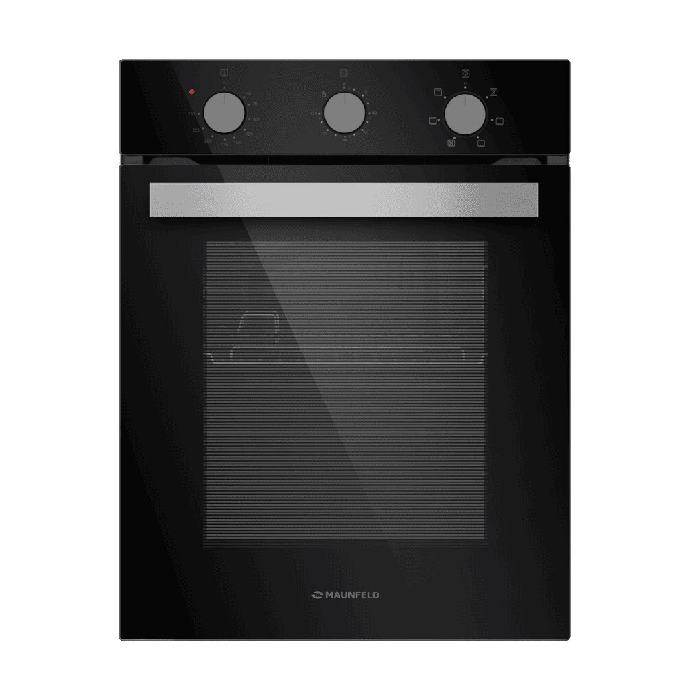 

Духовой шкаф электрический встраиваемый Maunfeld EOEC516PB 448 мм черный