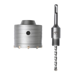 Коронка твердосплавная по бетону 75 мм SDS-plus КМ (40268) - фото 2