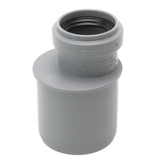 Переходник Ostendorf HTR d32х50 мм пластиковый эксцентрический для внутренней канализации (112720) - фото 1