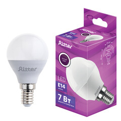 Лампа светодиодная Rev Ritter E14 4000К 7 Вт 560 Лм 220 В шар матовая - фото 9