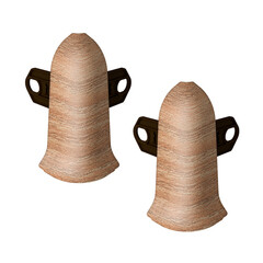 Угол наружный Идеал Классик 55 мм дуб коньячный S-профиль (2 шт.) - фото 1