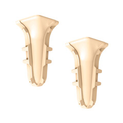 Угол внутренний Идеал Классик 55 мм дуб коньячный S-профиль (2 шт.) - фото 2