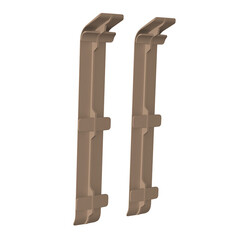 Соединитель Деконика 100 мм орех Г-профиль (2 шт.) - фото 2