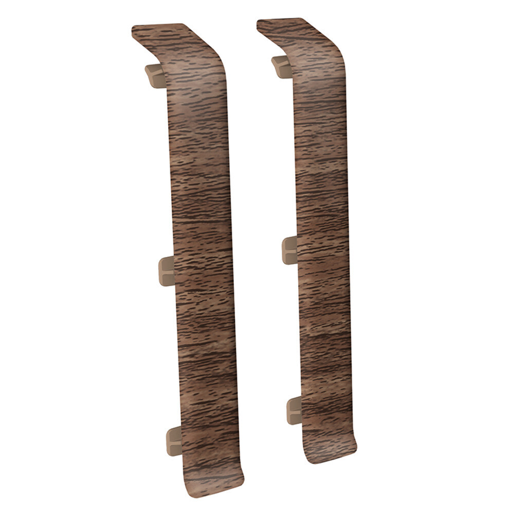 

Соединитель Деконика 100 мм орех Г-профиль (2 шт.), Коричневый