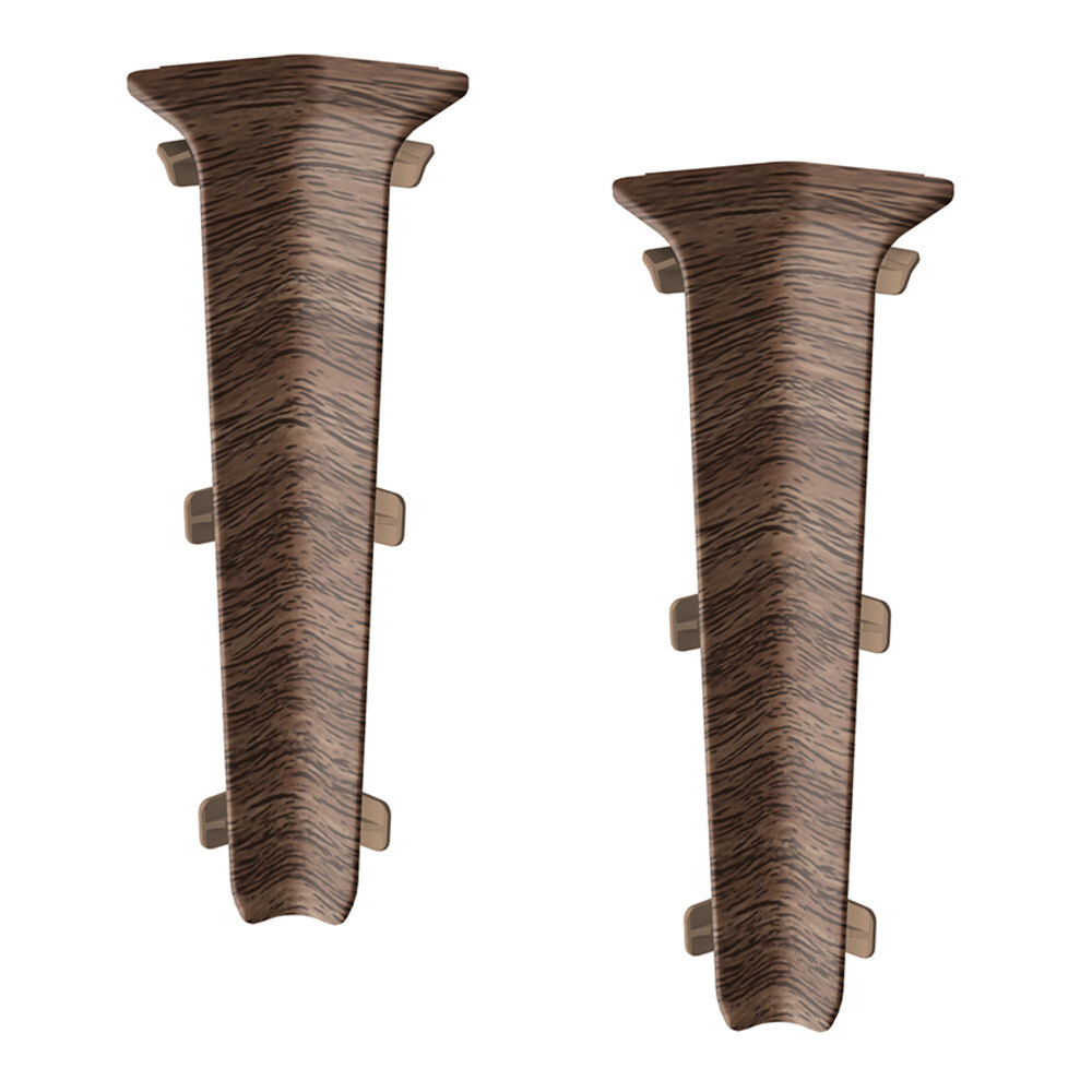 Изображение товара Угол внутренний Деконика 100 мм орех Г-профиль (2 шт.) для внутреннего декорирования