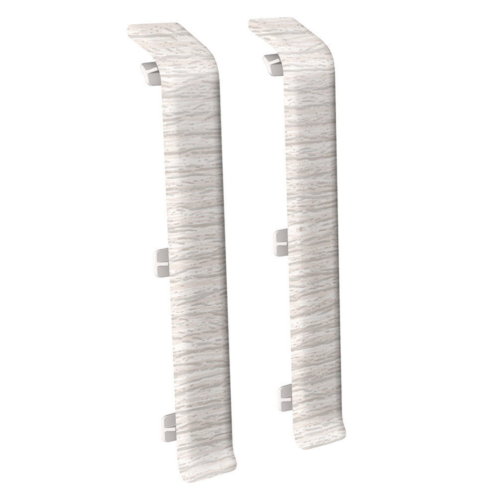 Изображение товара Соединитель Деконика 100 мм клен патина Г-профиль 2 шт для плинтусов