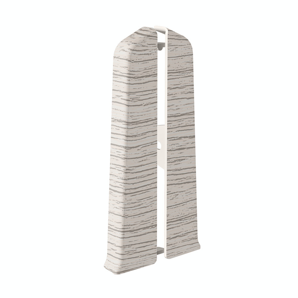 Изображение товара Заглушка торцевая Деконика 100 мм ясень серый левая правая Г профиль