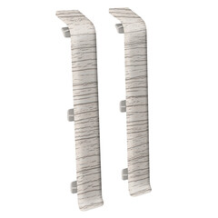 Соединитель Деконика 100 мм ясень серый Г-профиль (2 шт.) - фото 1