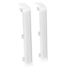 Соединитель Деконика 100 мм белый глянцевый Г-профиль (2 шт.) - фото 1