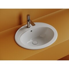 Раковина Ceramicanova Sun 57 см встраиваемая белая (CN6079) - фото 7