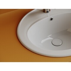 Раковина Ceramicanova Sun 57 см встраиваемая белая (CN6079) - фото 3