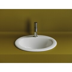 Раковина Ceramicanova Sun 52 см встраиваемая белая (CN6080) - фото 7