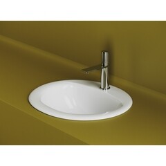 Раковина Ceramicanova Sun 52 см встраиваемая белая (CN6080) - фото 5