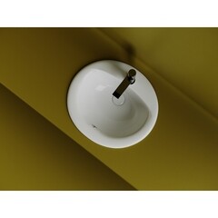 Раковина Ceramicanova Sun 52 см встраиваемая белая (CN6080) - фото 6