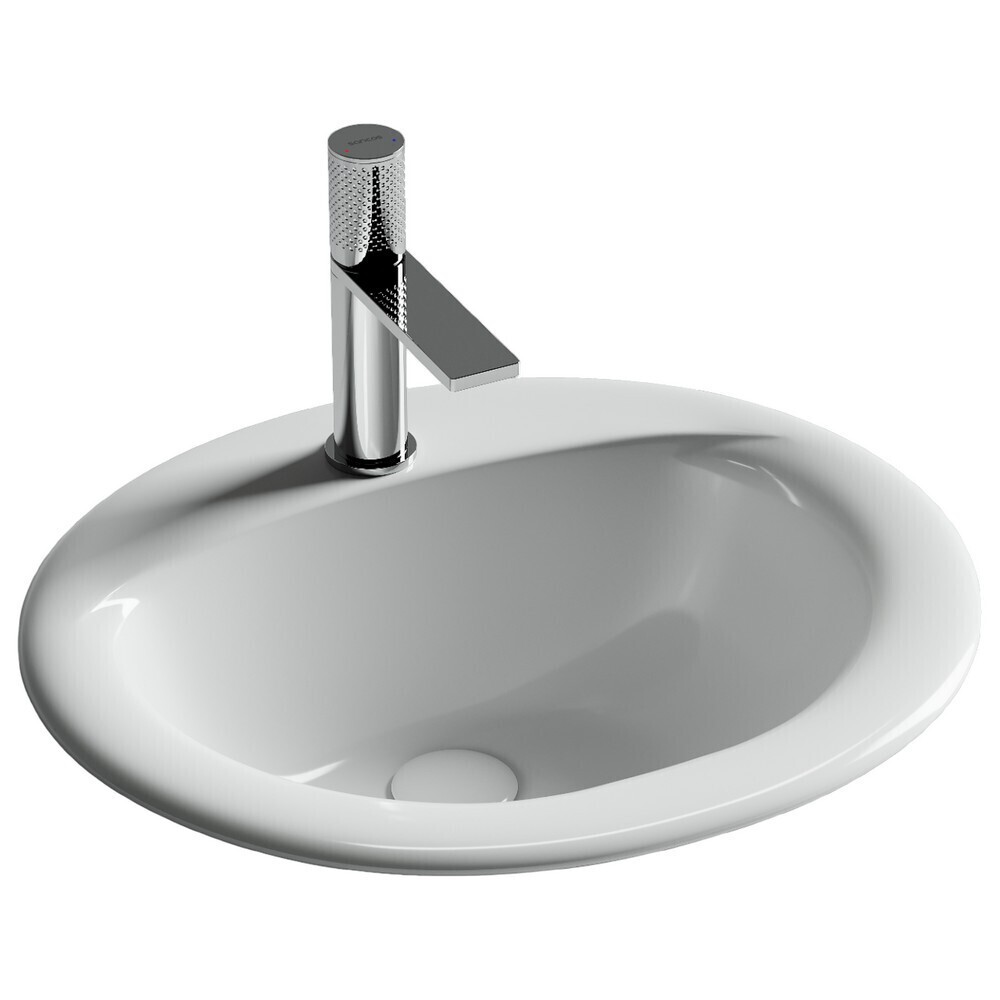 Изображение товара Rаковина Ceramicanova Sun CN6080 - белая, встраиваемая 51, 5 см