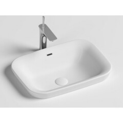 Раковина Ceramicanova Element 58 см встраиваемая белая (CN6041) - фото 8