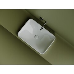 Раковина Ceramicanova Element 61 см встраиваемая белая (CN5041) - фото 2