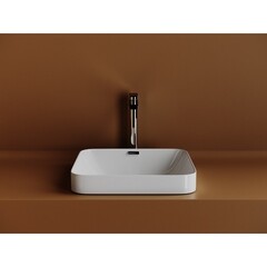 Раковина Ceramicanova Element 44 см встраиваемая белая (CN6077) - фото 6