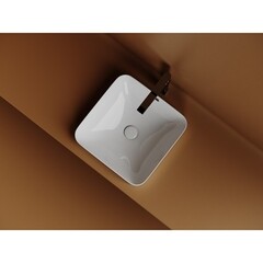 Раковина Ceramicanova Element 44 см встраиваемая белая (CN6077) - фото 4