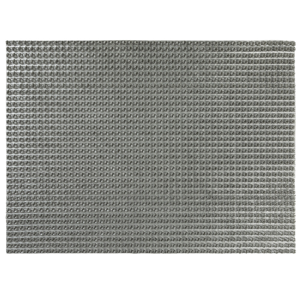 Изображение товара Коврик придверный щетинистый Альфа-Стиль 45х60 см грязезащитный серый металлик