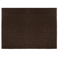 Коврик придверный щетинистый Альфа-Стиль 45х60 см грязезащитный темный шоколад - фото 1