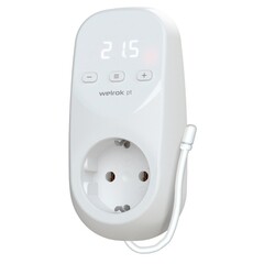 Терморегулятор цифровой для теплого пола Welrok PT белый