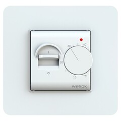 Изображение товара Терморегулятор механический для теплого пола Welrok MEX белый
