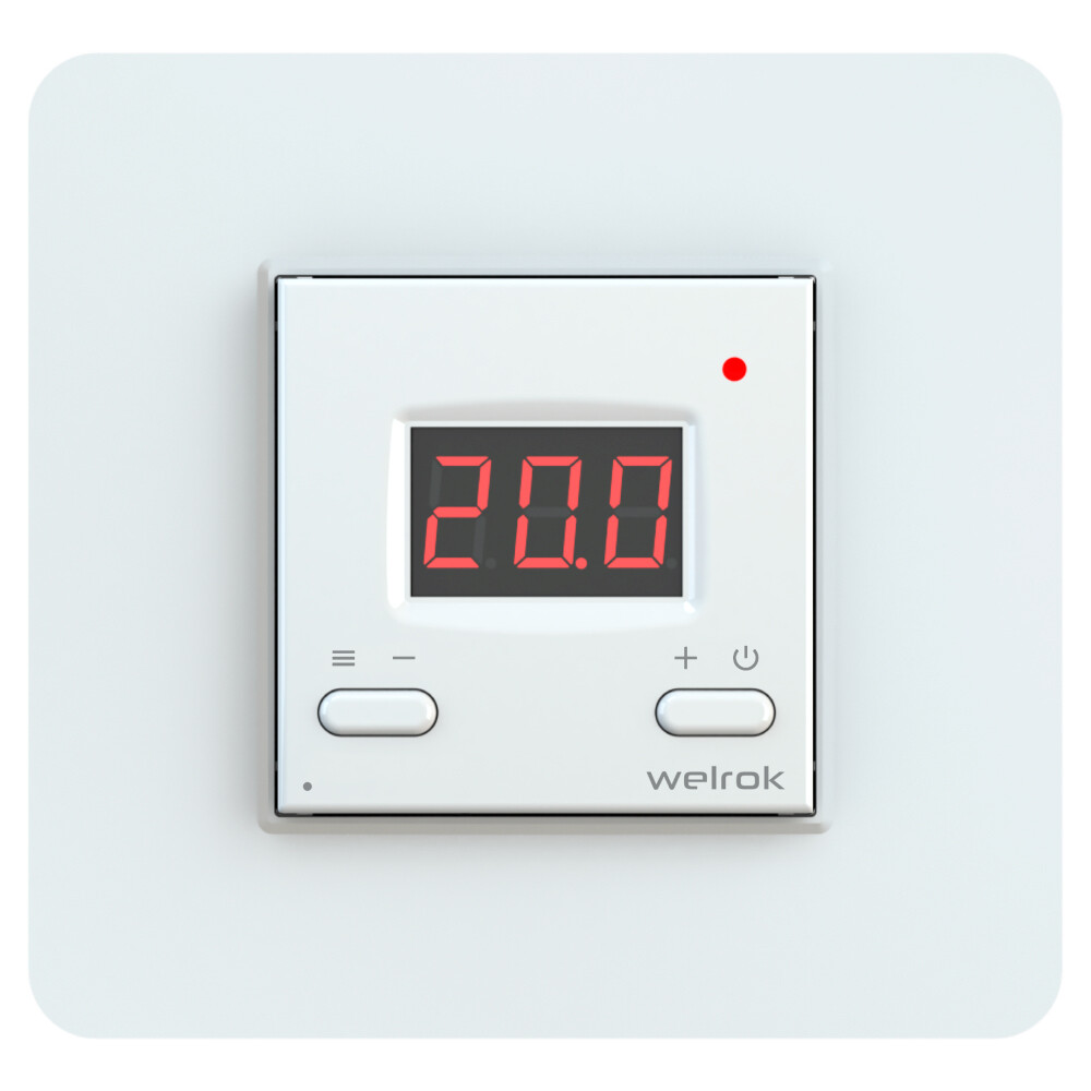 Изображение товара Умный терморегулятор для теплого пола Welrok AZ Wi-Fi сенсорный управление Россия