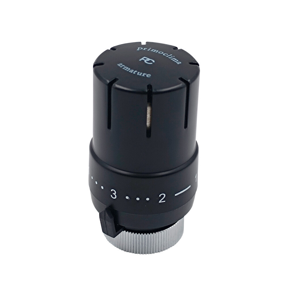 

Термоголовка Primoclima Armature Mini М30х1,5 мм для радиатора (PCHEAD15B), Черный