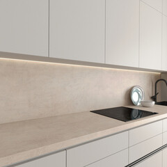 Панель стеновая ДСП для кухни 3000х600х4,5 мм неаполь - фото 3