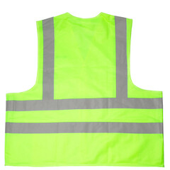 Жилет сигнальный светоотражающий КМ 52-56 универсальный желто-зеленый - фото 3