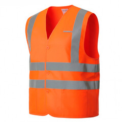 Изображение товара Жилет сигнальный светоотражающий КМ 52-56 универсальный оранжевый