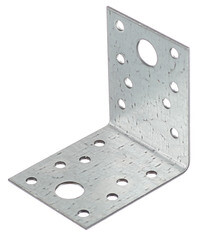 Уголок крепежный оцинкованный 70х70х55х1.8 мм - фото 1