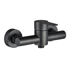 Смеситель для душа без излива Pura Latuno by Swedbe черный без лейки однорычажный (L11308B) - фото 1