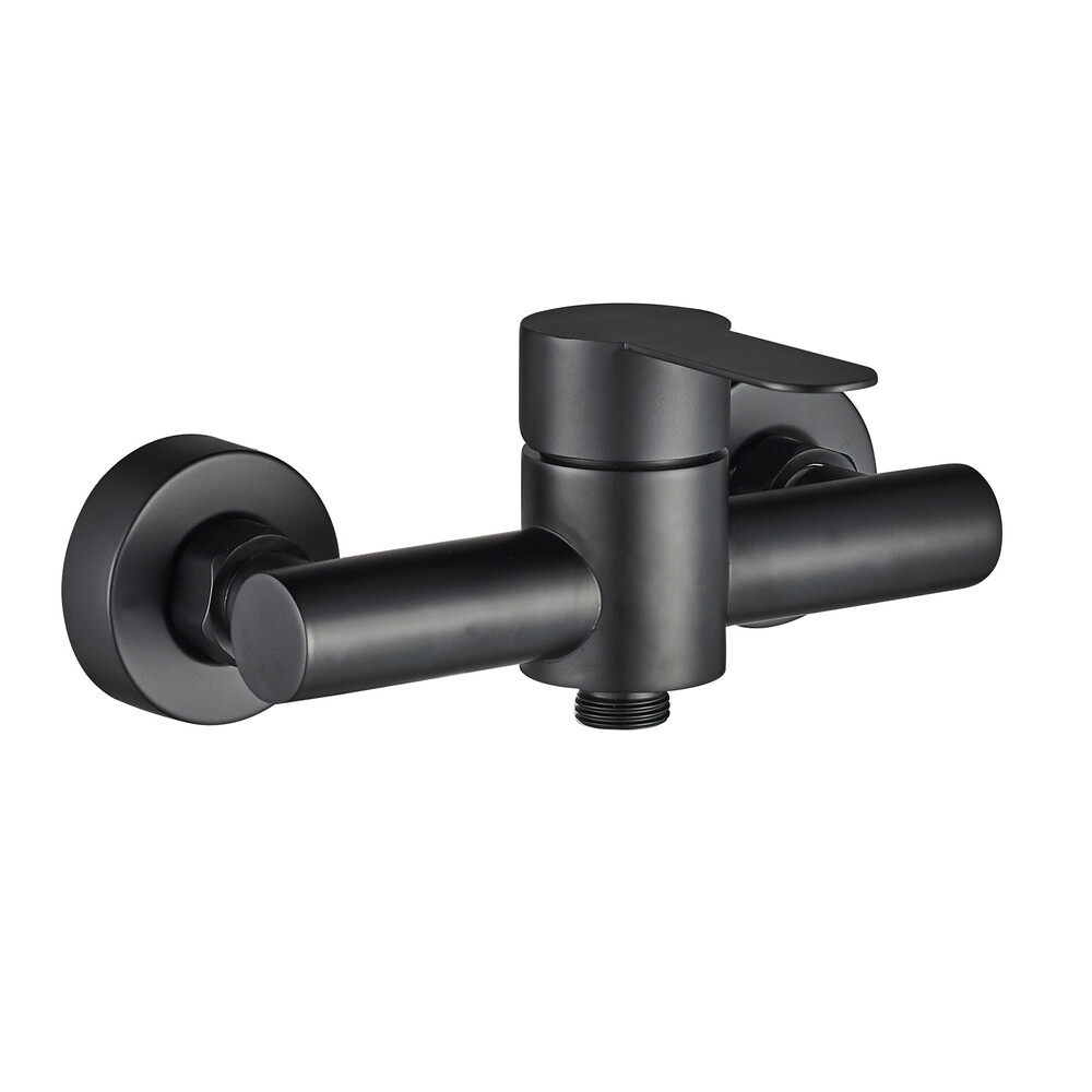 

Смеситель для душа без излива Pura Latuno by Swedbe черный без лейки однорычажный (L11308B)