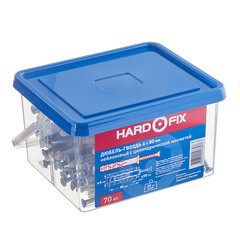 Дюбель-гвоздь Hard-Fix 6x80 мм цилиндрическая манжета нейлон (70 шт.) - фото 5