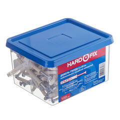 Дюбель-гвоздь Hard-Fix 6x60 мм потайная манжета нейлон (100 шт.) - фото 3