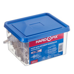 Дюбель для листовых материалов Hard-Fix PLA 4x60 мм нейлон с шурупом (60 шт.) - фото 5