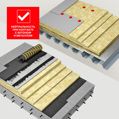 Утеплитель Технониколь Техноруф Проф 50х600х1200 мм 4,32 кв.м - фото 3