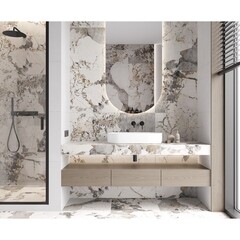 Керамогранит Laparet Patagonia бежевый матовый 1200x600x8 мм (2 шт.=1,44 кв.м) - фото 5