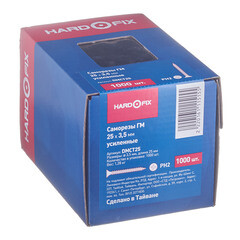 Саморезы ГМ 25x3,5 мм усиленные Hard-Fix (1000 шт.) - фото 3