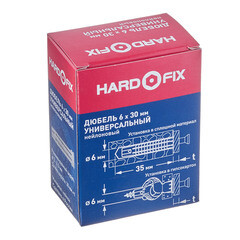 Дюбель универсальный Hard-Fix 6x30 мм нейлон (100 шт.) - фото 4