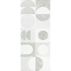 Плитка облицовочная Gracia Ceramica Lane серая декор 600x250x9 мм (8 шт.=1,2 кв.м) - фото 4