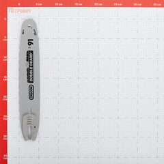 Шина КМ АТОМ 10" шаг 3/8 паз 1,3 мм 40 звеньев (OREGON-10.1) - фото 2