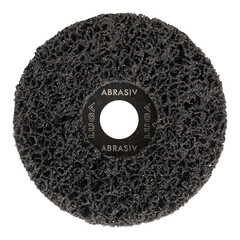 Диск абразивный Луга коралловый d125 мм для сухого шлифования черный - фото 3