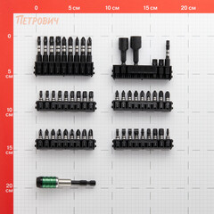 Набор бит Kraftool Impact-51 (26066-H51) PH/PZ/SL/TORX 25/50 мм ударных (51 шт.) - фото 2