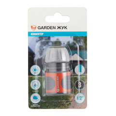 Коннектор 1/2 для шланга Garden Жук пластиковый (323056-00) - фото 4